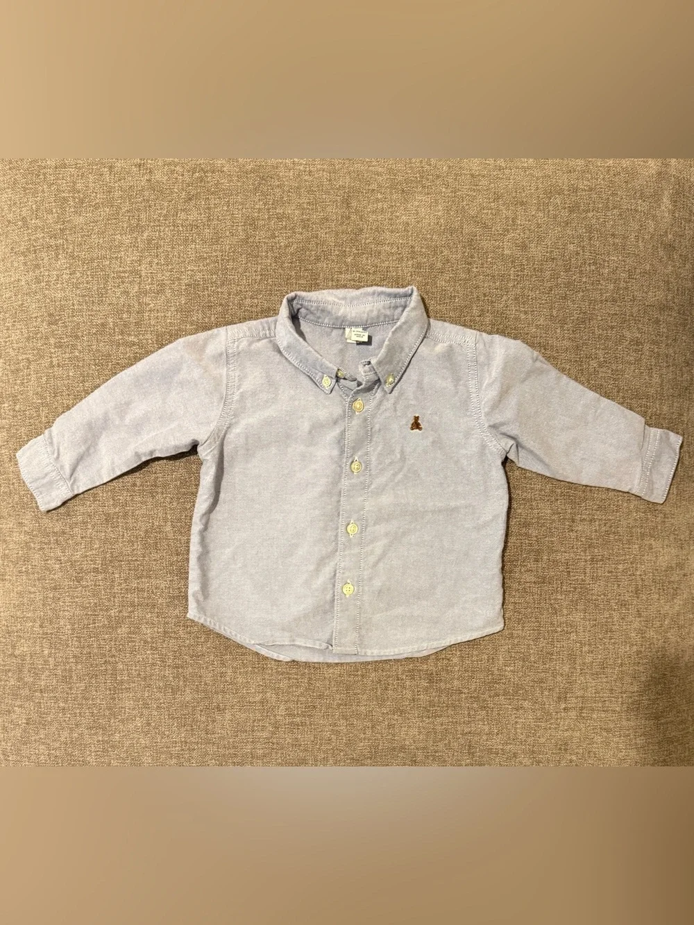 Baby GAP Light Blue Button-Down Shirt 18-24m